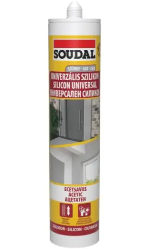 Soudal univerzális szilikon transzparens_280 ml